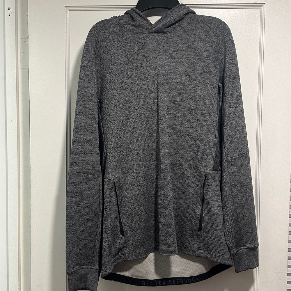 Lululemon Gray Textured Tech Hoodie